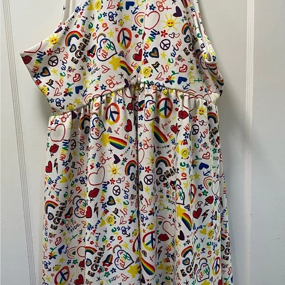 Torrid Rainbow Graphic pride equality Dress - Picture 8 of 8